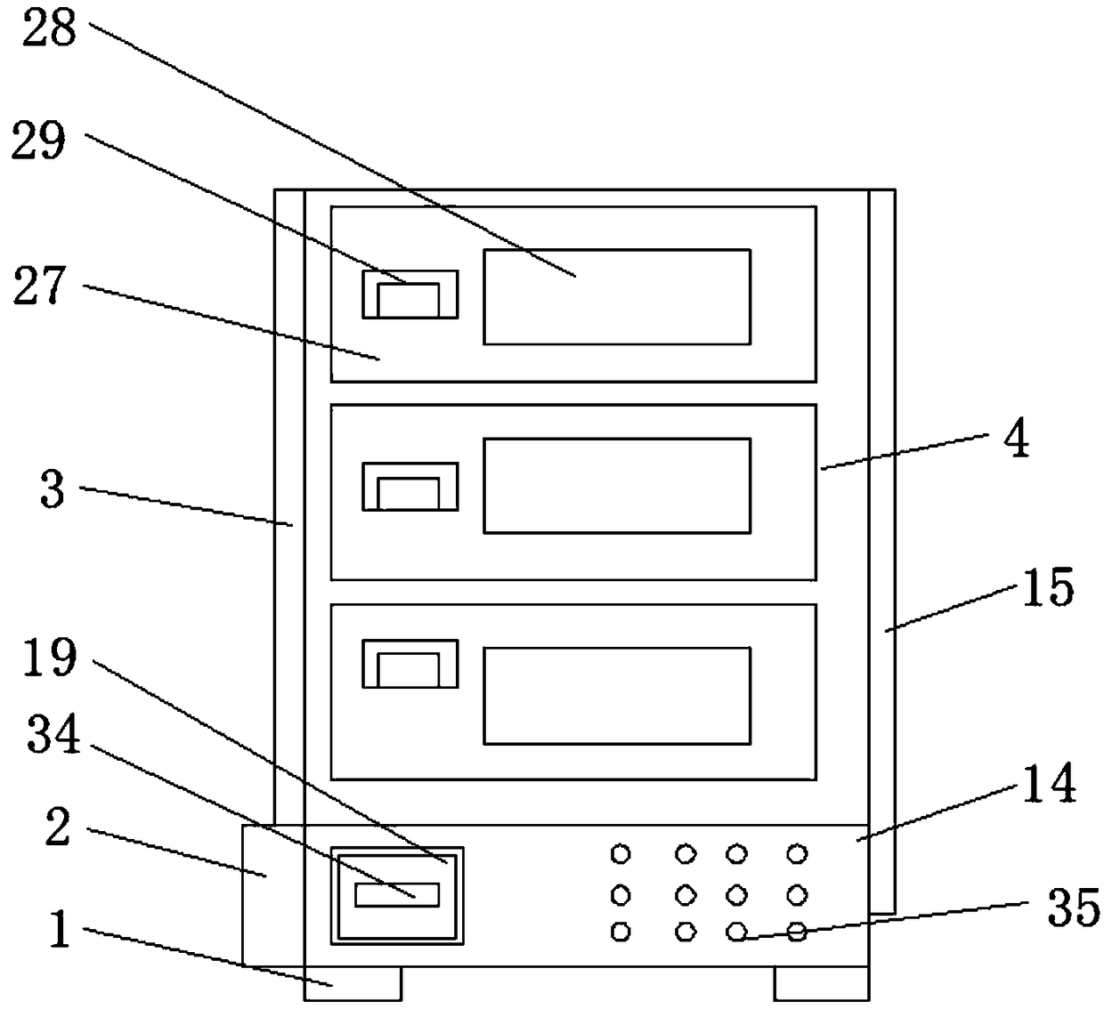 Adjustable storage box for smart home