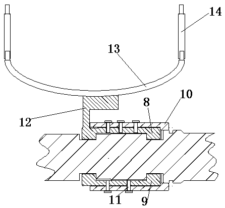 Vine plant shaping frame for greenhouse planting