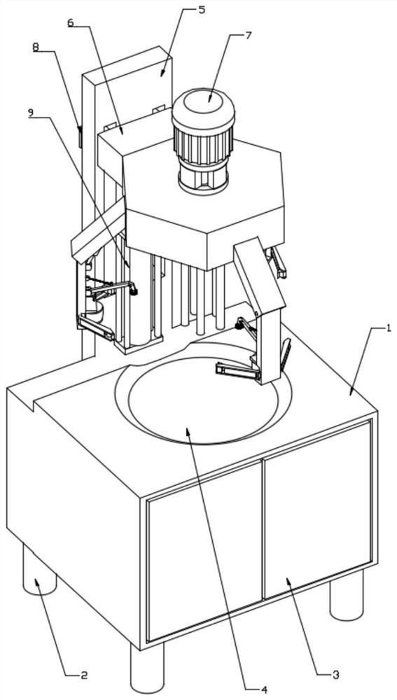 Processing device for automobile hub