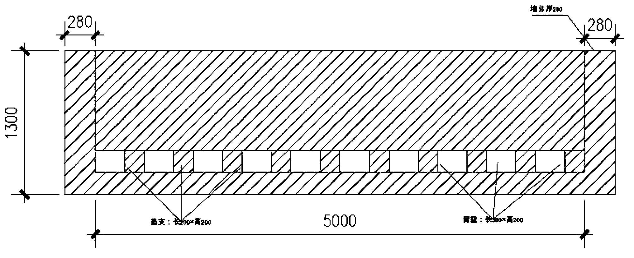 Arranging method for leaf-floating vegetation in mixed-type subsurface wetland system