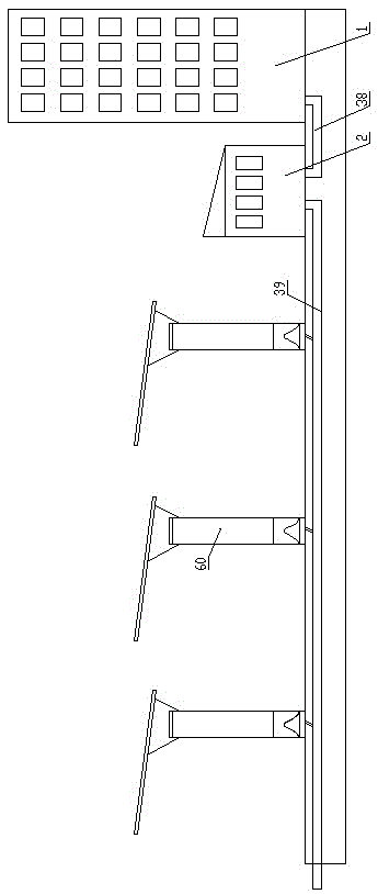 City air purifying intelligent artificial tree system on basis of power supply of photovoltaic materials