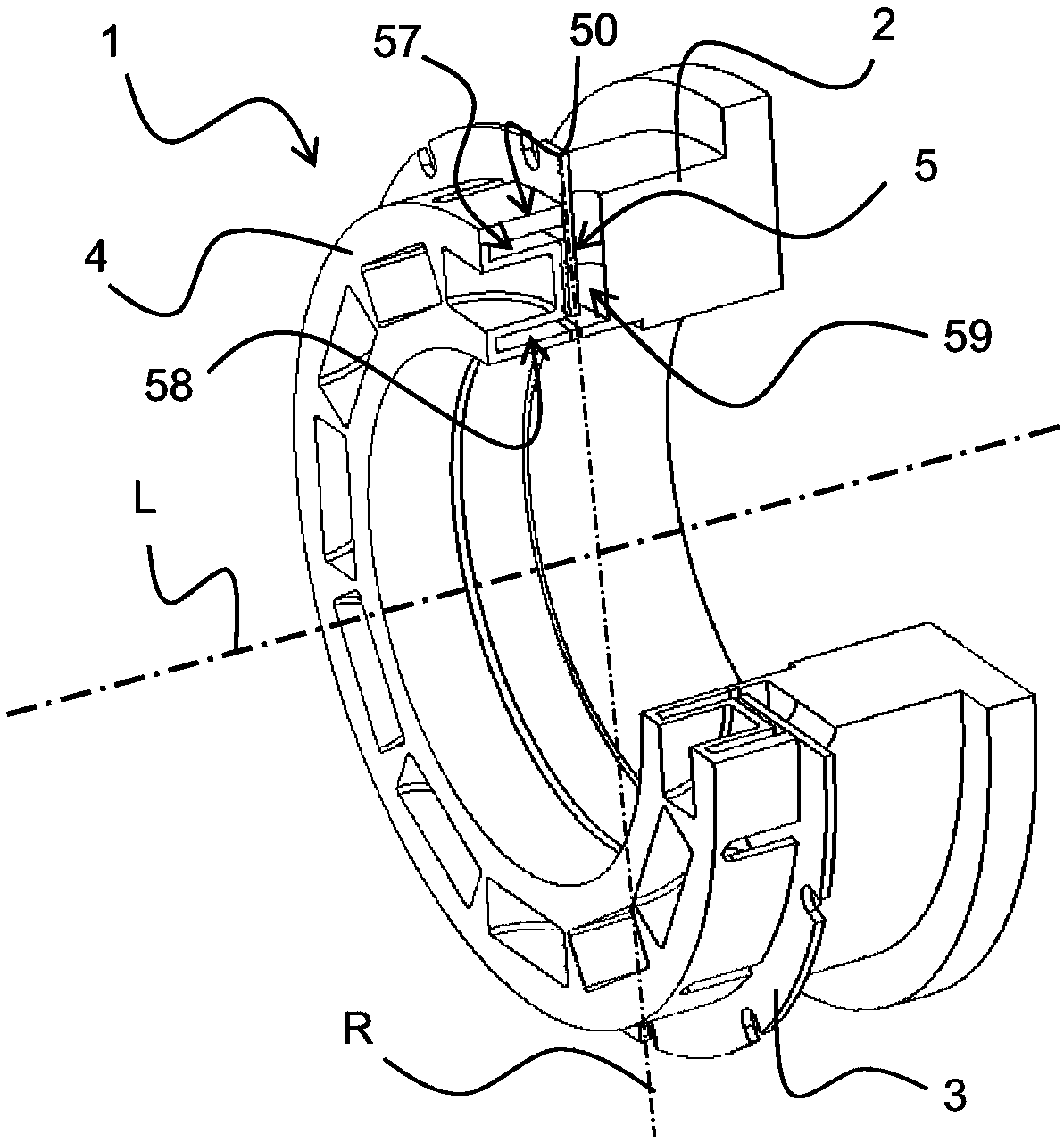 Flange for an electrical machine