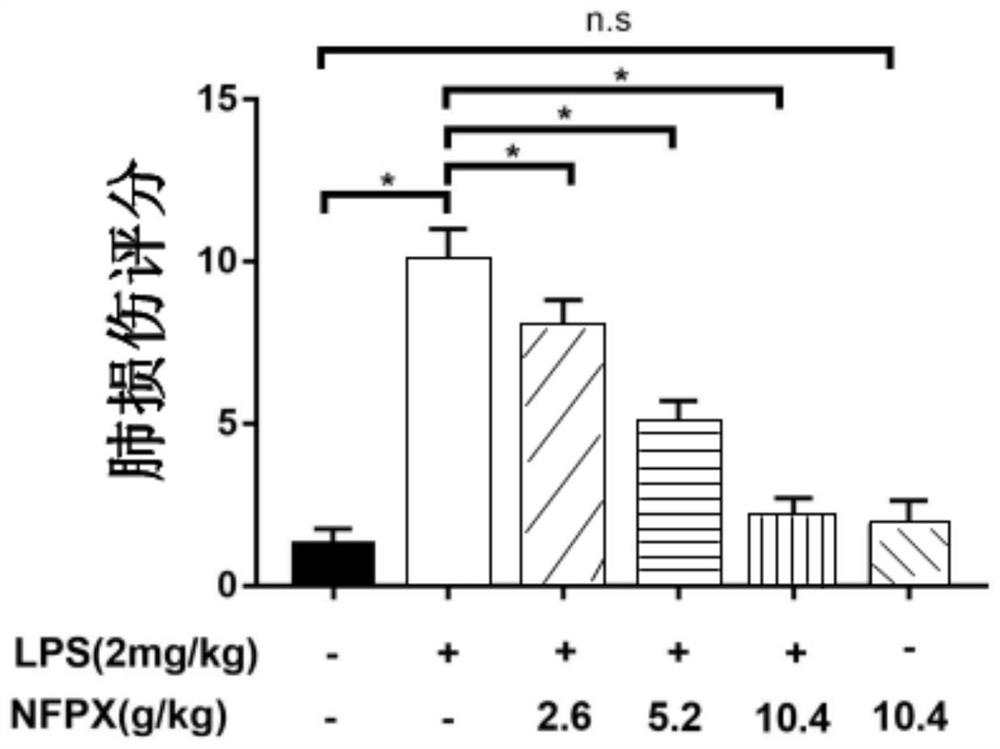 Traditional Chinese medicine composition for treating acute lung injury/acute respiratory distress syndrome and application thereof