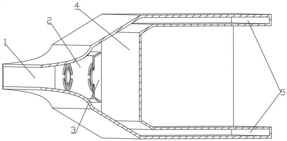 Diffuser with rectifying plate and application thereof