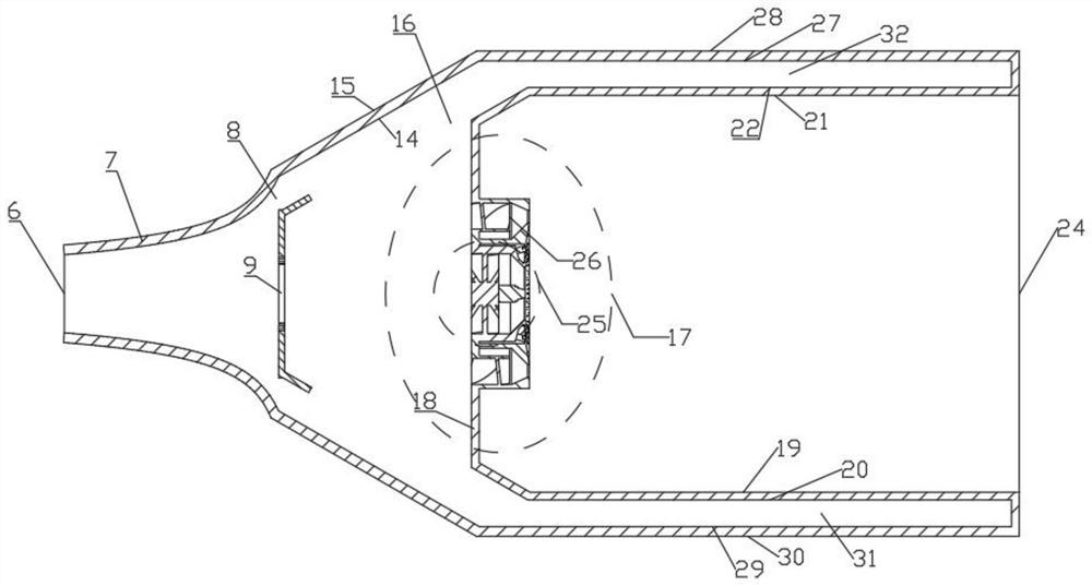 Diffuser with rectifying plate and application thereof