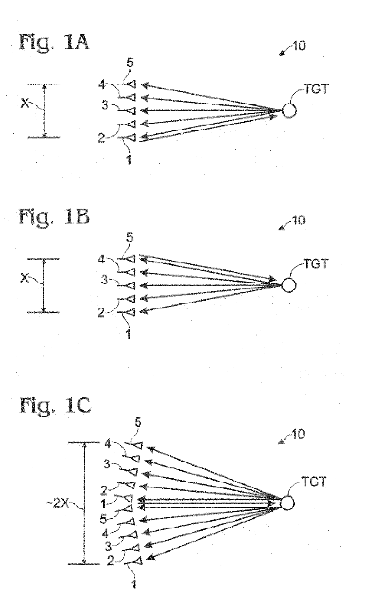 Distributed clutter motion suppression through multiple moving transmit phase centers