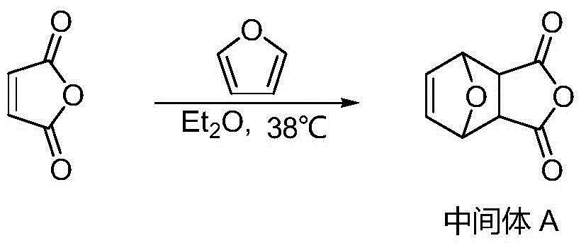 Bromo-norcantharidin acid-benzyl ester, and synthetic method and application thereof