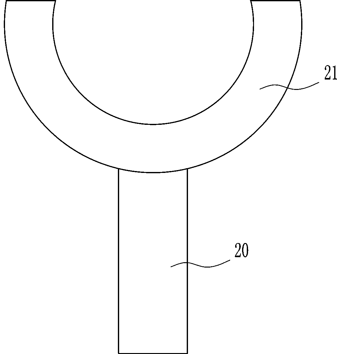 A fast splitting device for agricultural wood