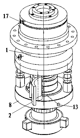 Blowout preventing box of continuous oil pipe and drill rod