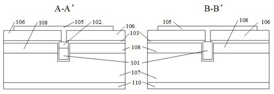 IGBT device with built-in temperature sensor and preparation method thereof