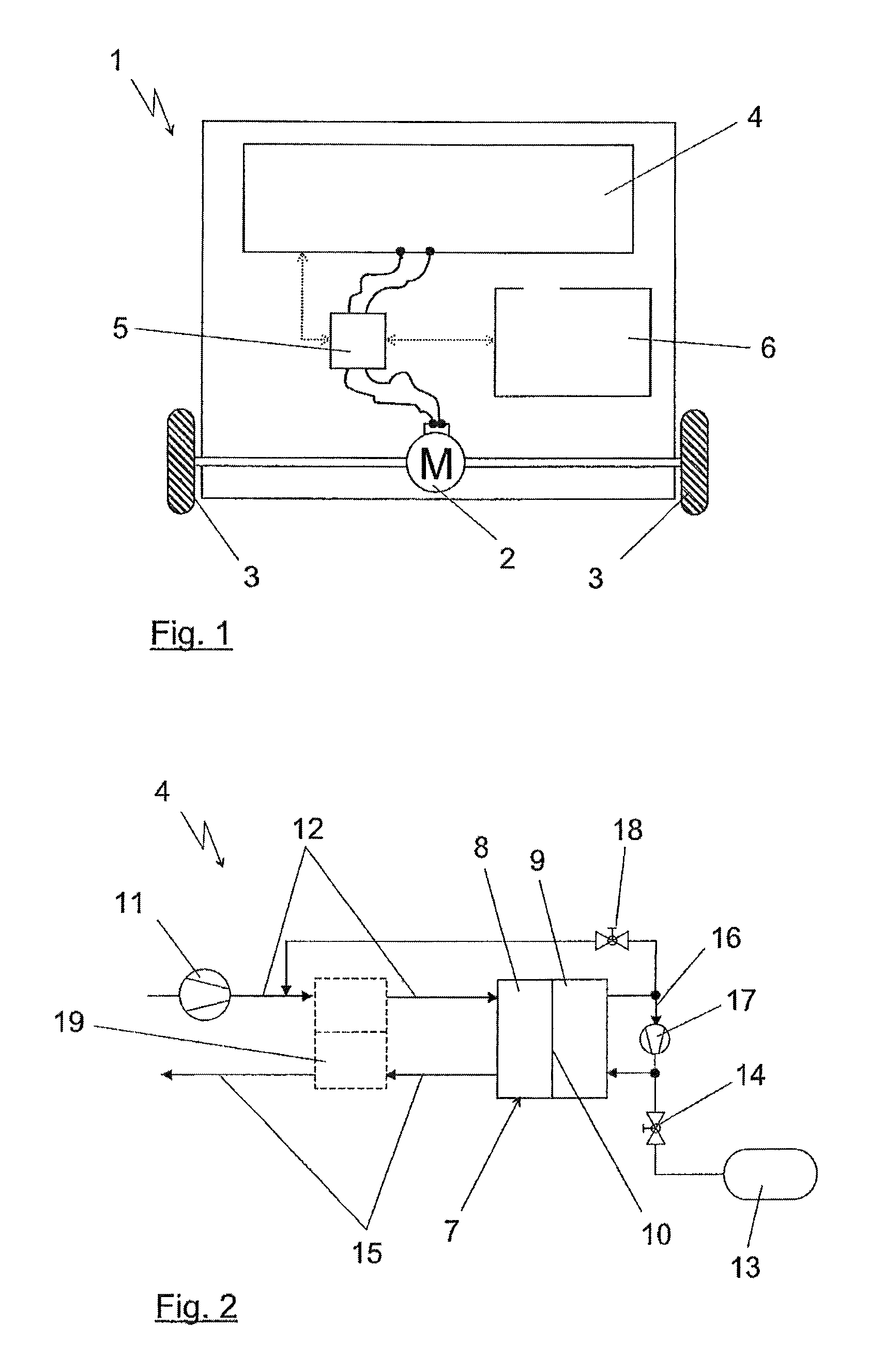 Method for operation of a fuel cell system in a vehicle