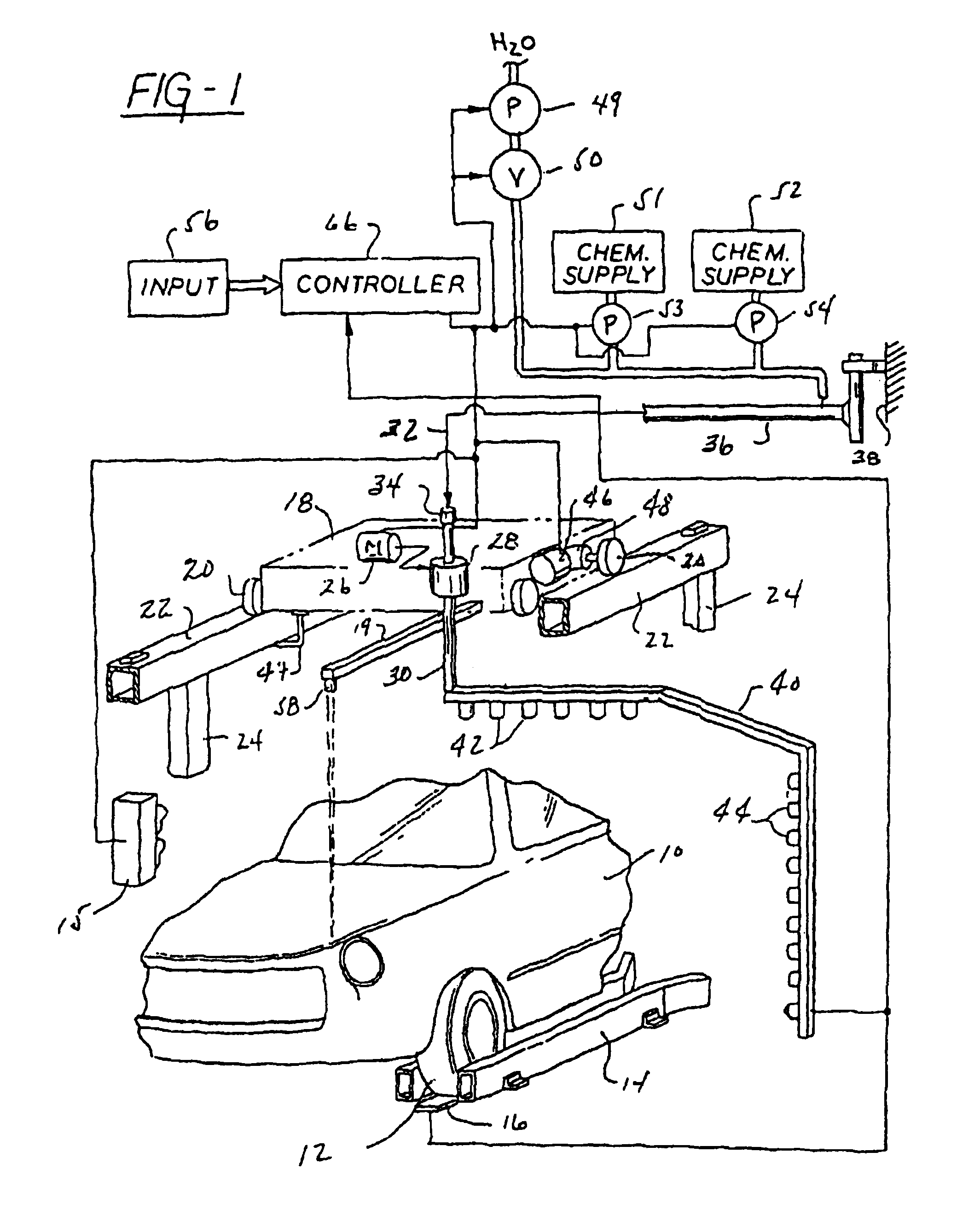 Rollover pressure car wash apparatus and methods of operating same
