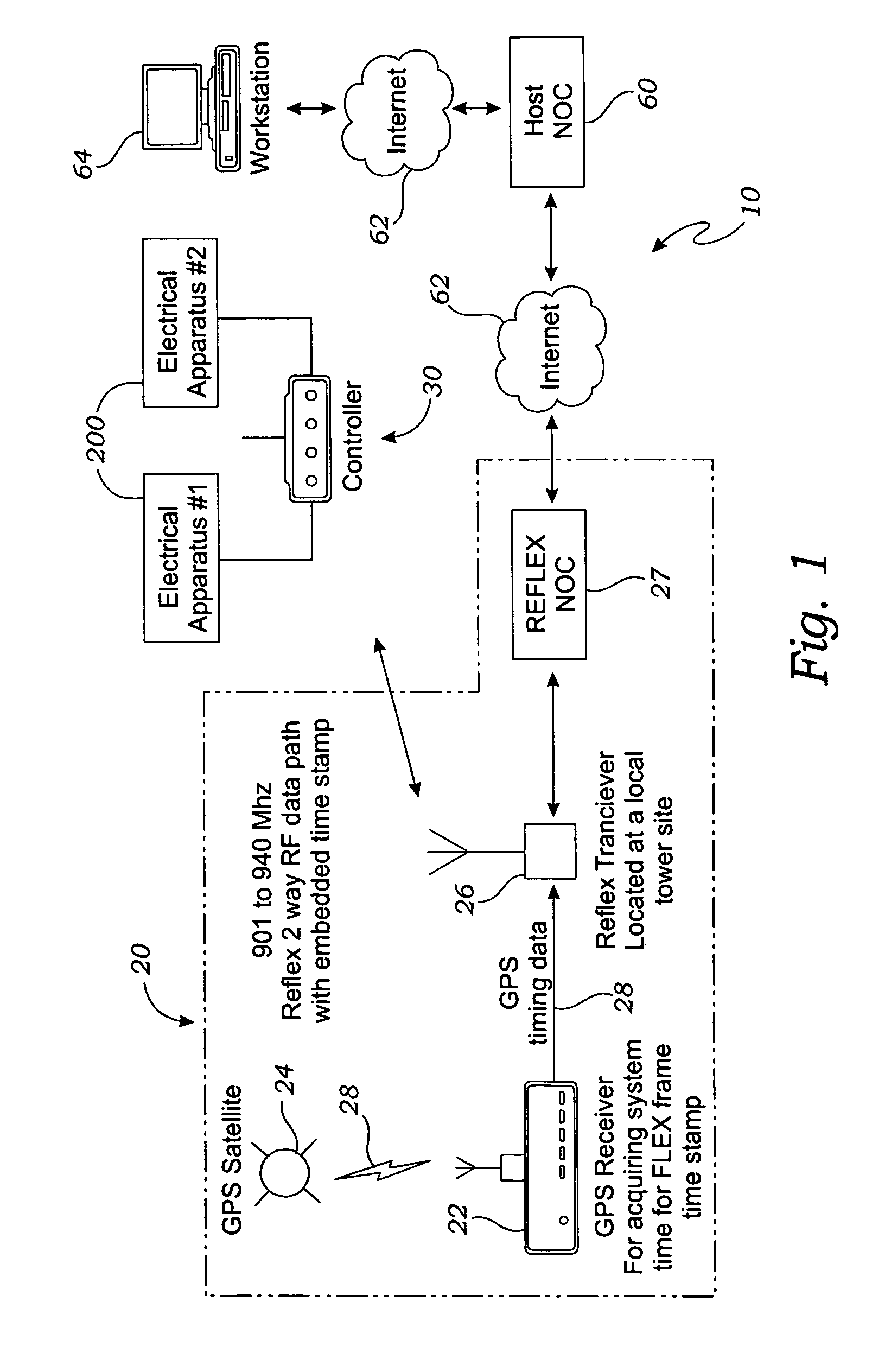 Wireless electrical apparatus controller device and method of use