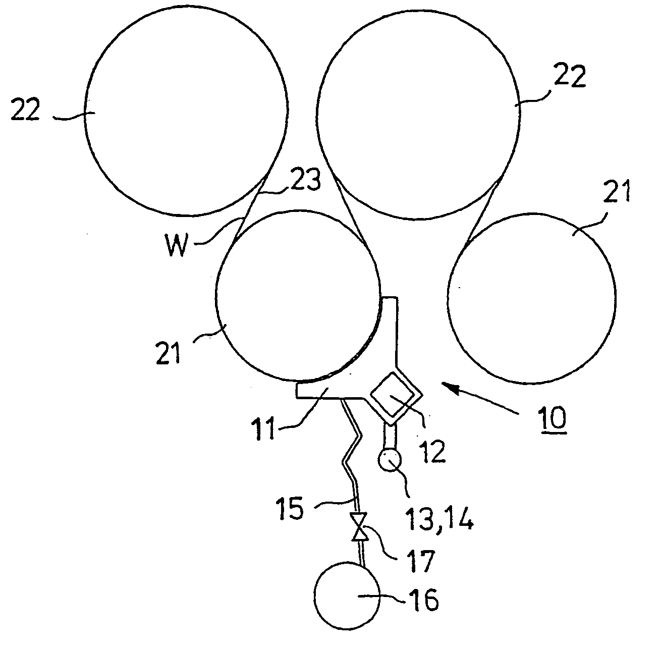 Method and device for controlling the moisture or coating quantity profile in a paper web