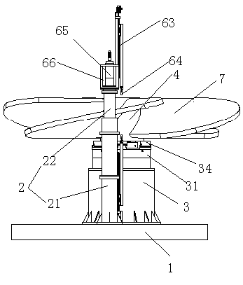 Marine propeller blade laser automatic measuring device