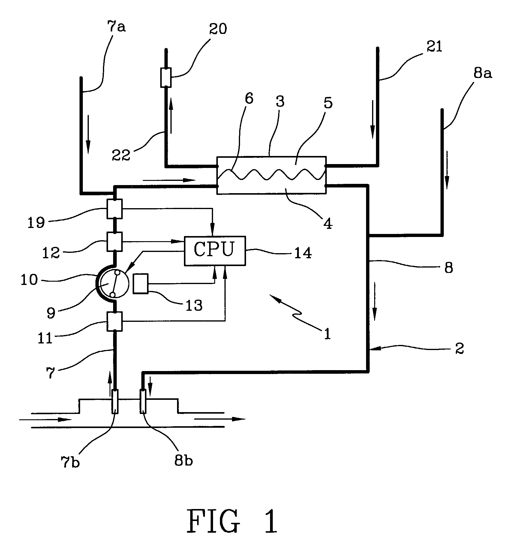 Apparatus for controlling blood flow in an extracorporeal circuit