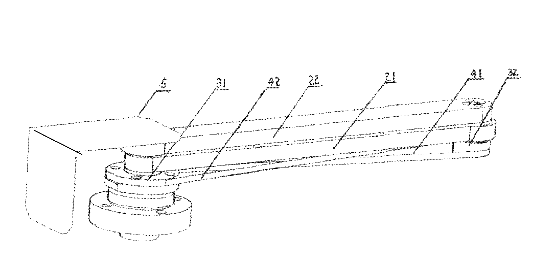 Substrate processing system and mechanical arm device thereof