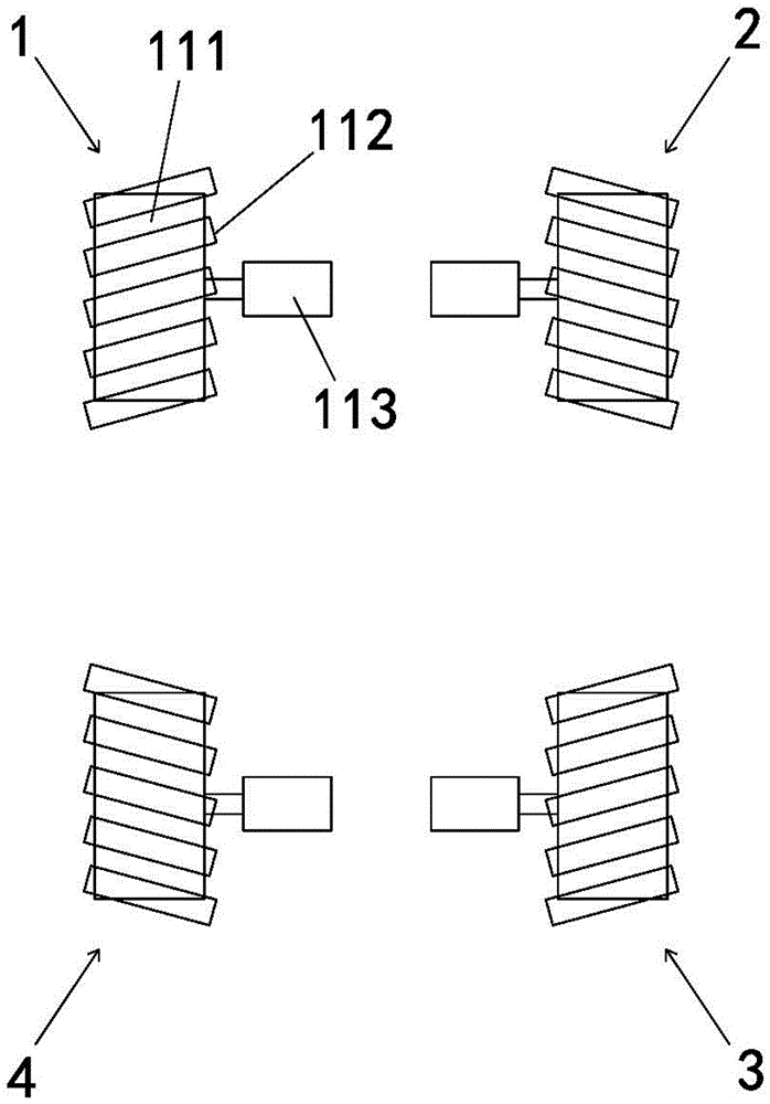 Industrial vehicle and traveling mechanism thereof