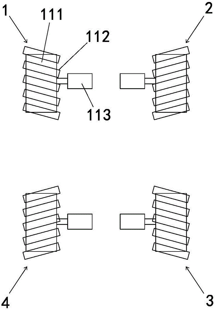 Industrial vehicle and traveling mechanism thereof