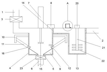 Sewage treatment device and sewage treatment assembly