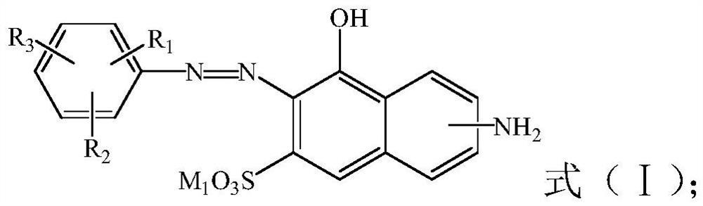 Reactive yellow dye composition, yellow dye and preparation method and application thereof