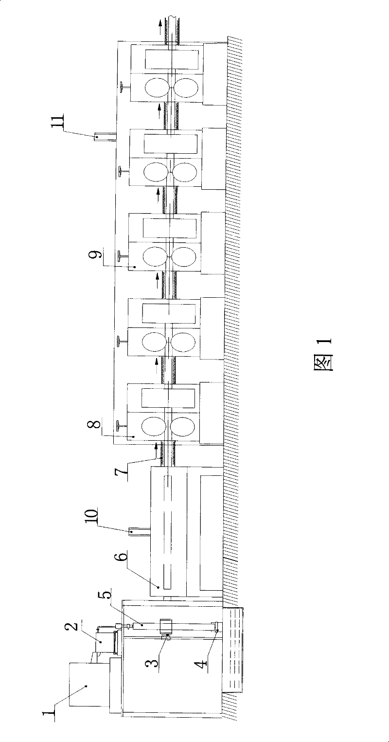 Process and equipment for producing copper-aluminum compound busbar