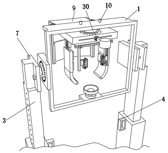 Head fixing device based on ophthalmologic treatment