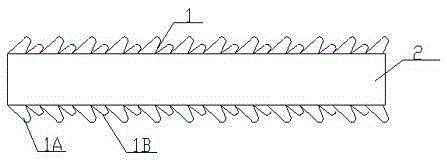 Dual-purpose saw blade with deep saw teeth and shallow saw teeth