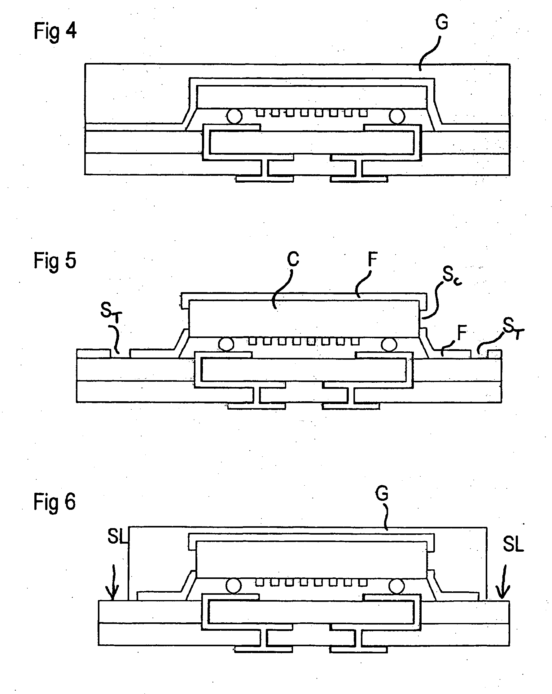 Method for encapsulating an electrical component, and surface acoustic wave device encapsulated using said method