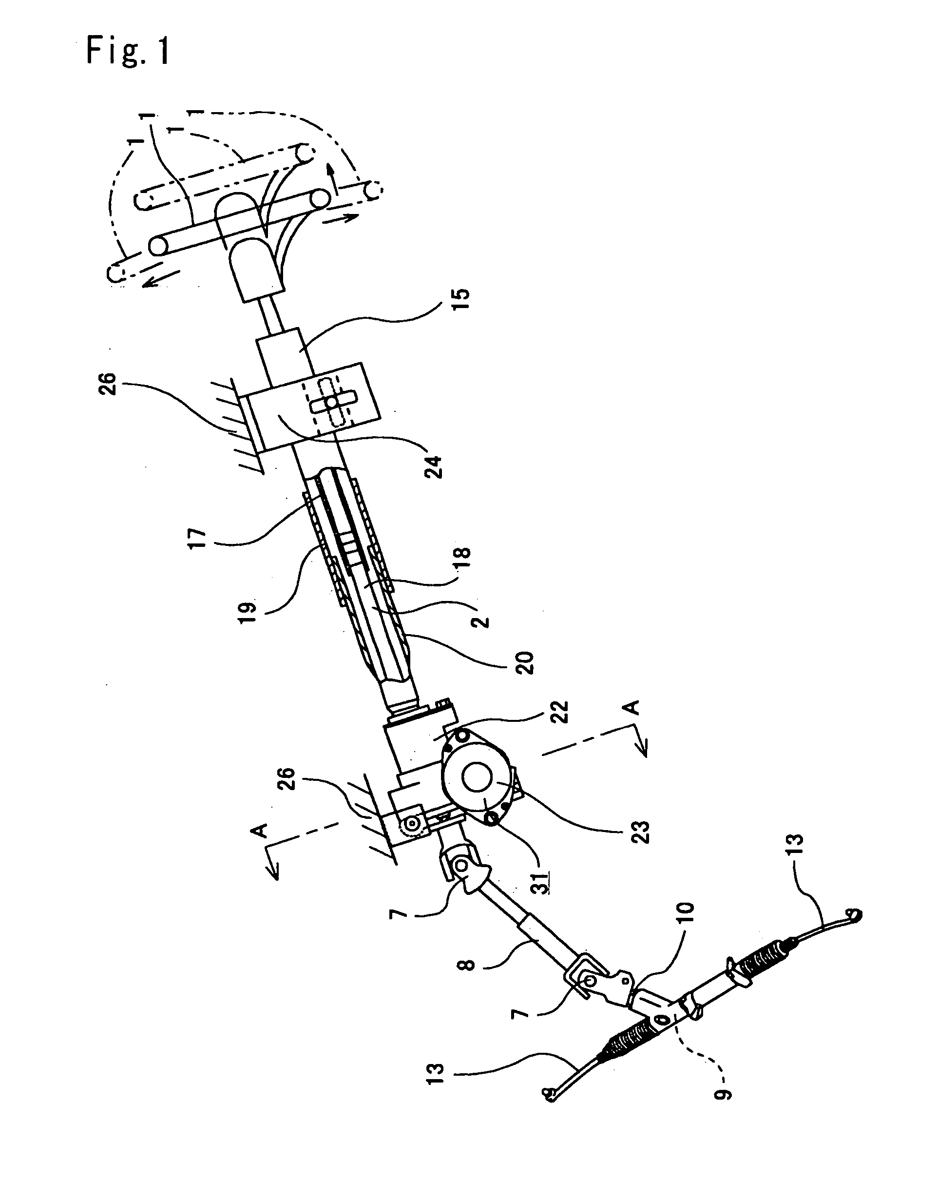 Worm speed reducer and electric power steering device