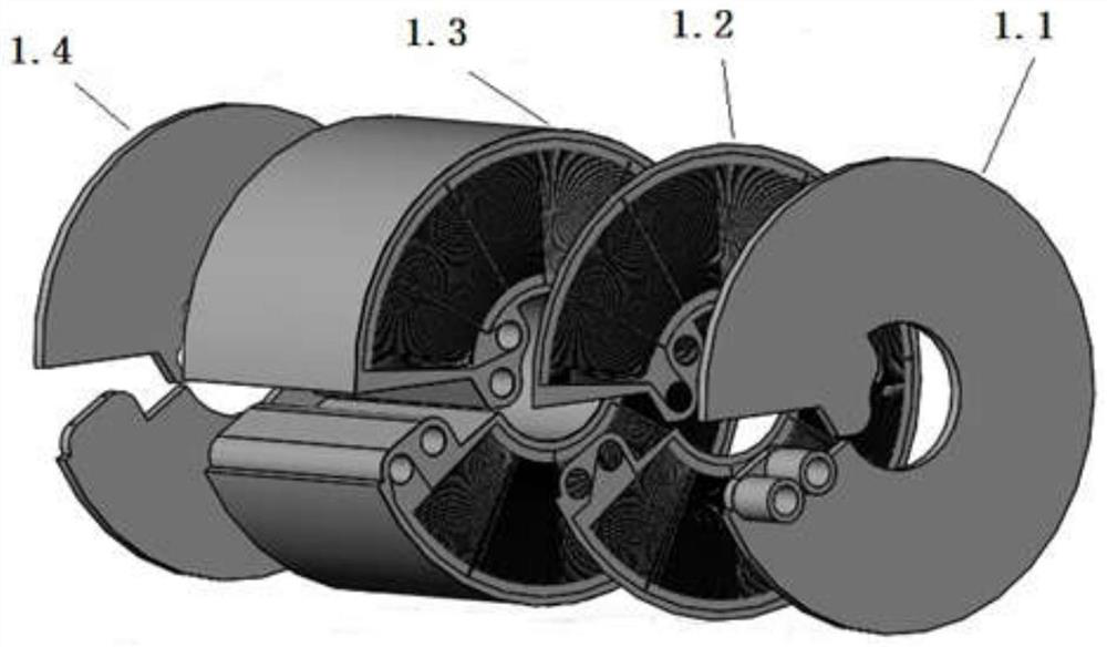 Compact type multi-stage series PCHE heat exchanger and heat exchange method