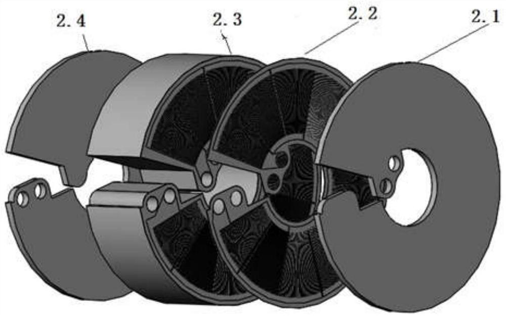 Compact type multi-stage series PCHE heat exchanger and heat exchange method