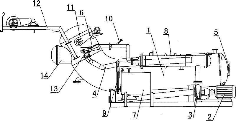 Double-liquid-flow high-temperature high-speed dyeing machine