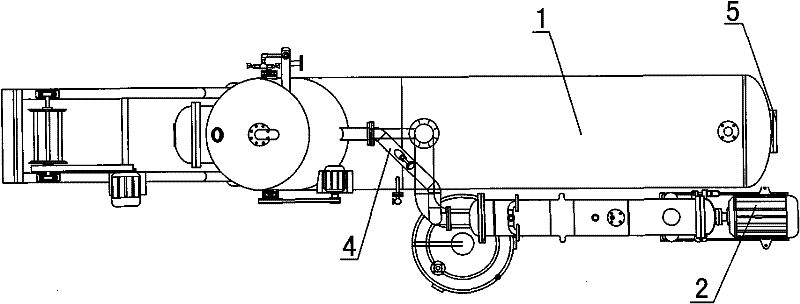 Double-liquid-flow high-temperature high-speed dyeing machine