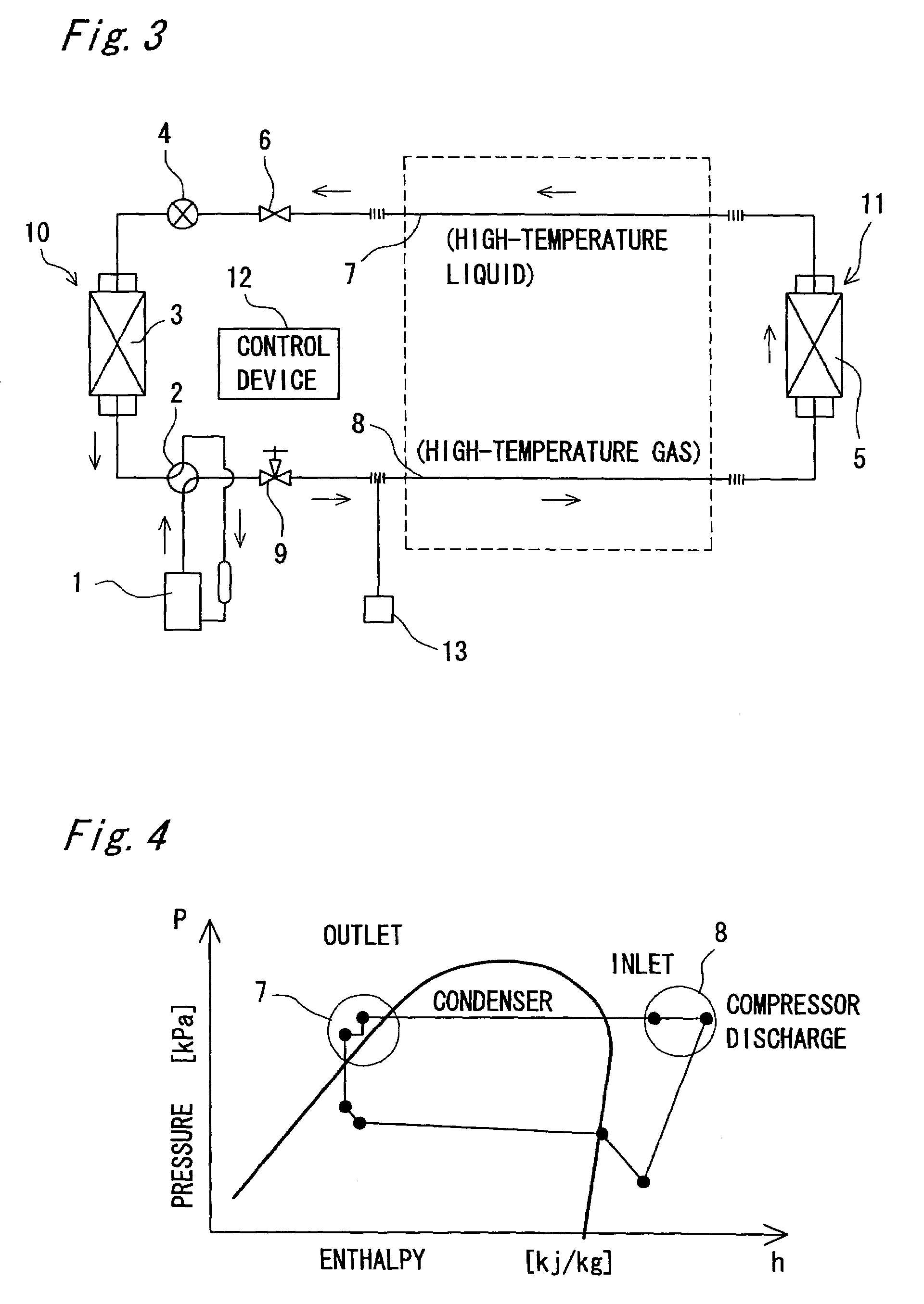 Method for refrigerant and oil collecting operation and refrigerant and oil collection controller