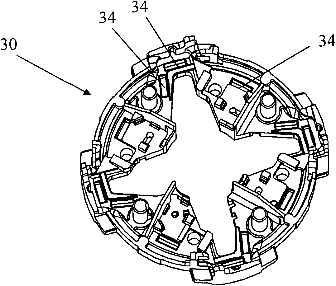 Motor end cover component