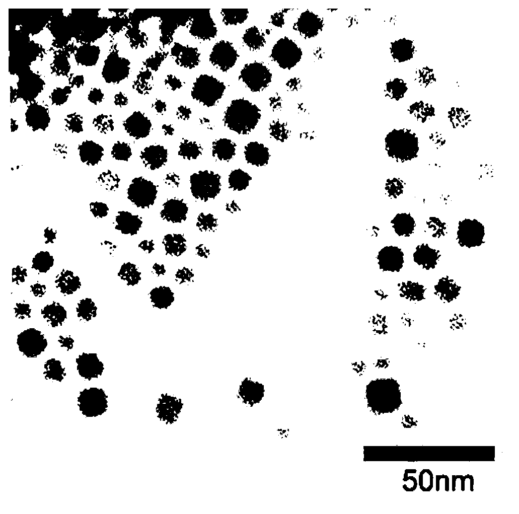 Preparation method of polyhedral copper nanoparticle