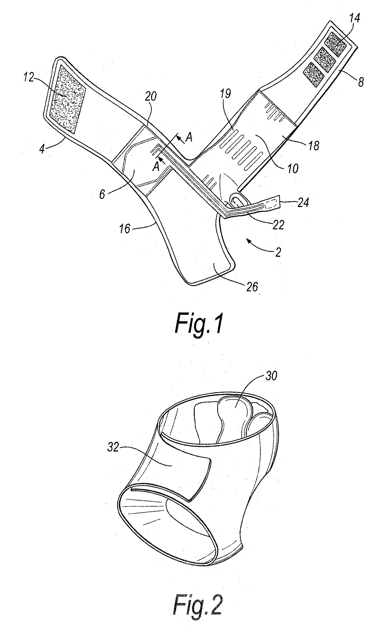 Compression device for the foot