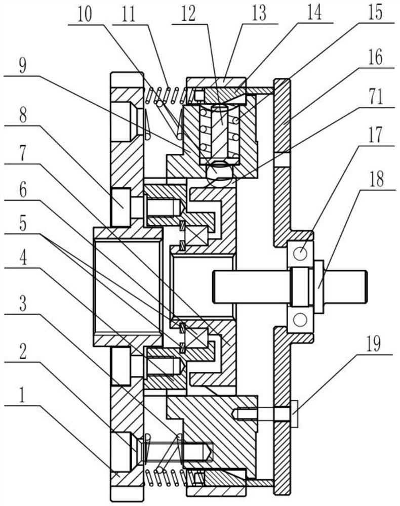 High-torque wear-free transmission clutch for vehicle