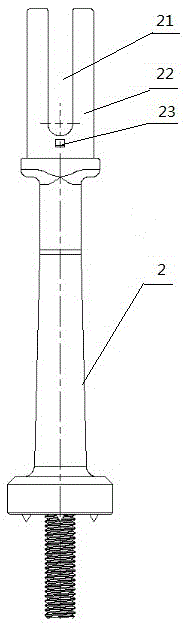 Connection rod type wire winding device