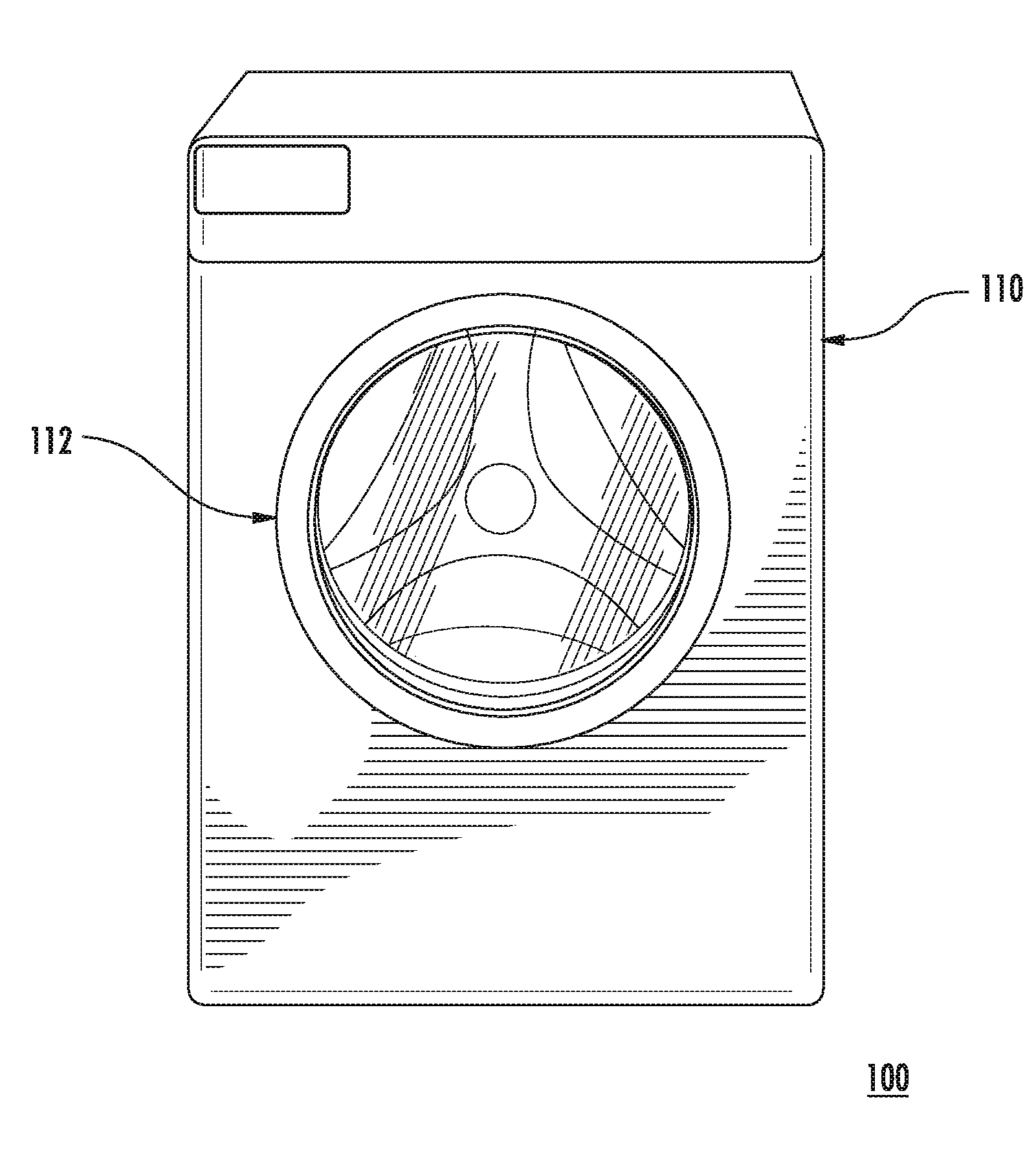 Heater pocket for a household appliance