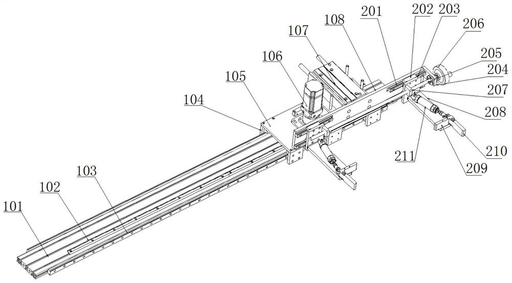 Clamping jaw mechanism of vertical packaging machine