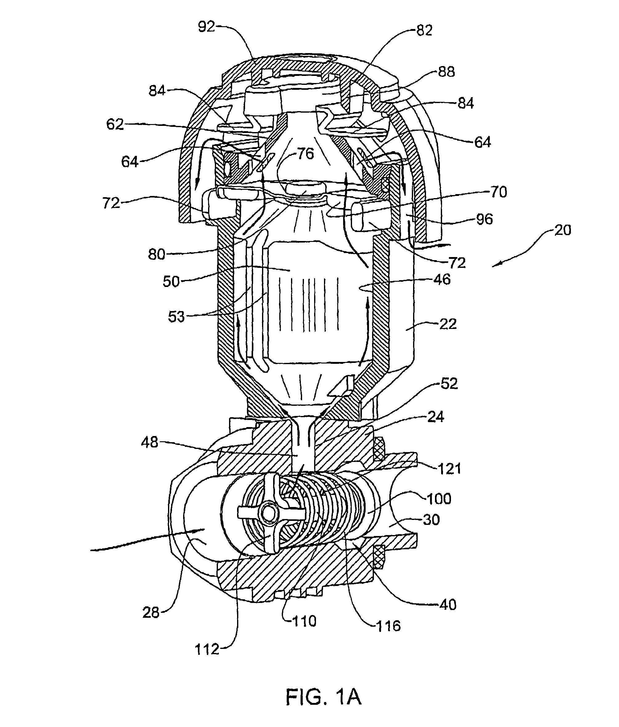 Gas purge valve