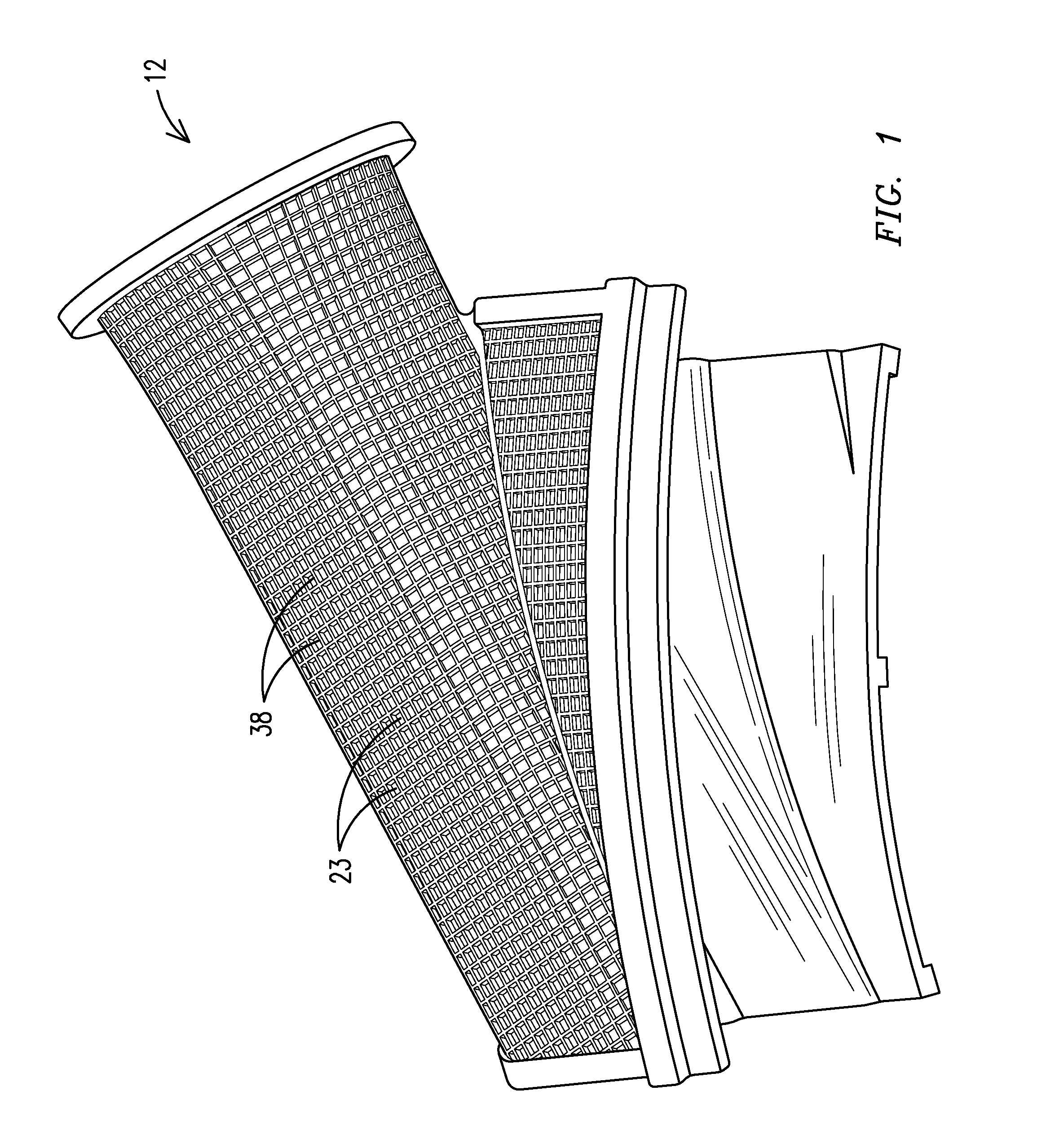 Method of fabricating a nearwall nozzle impingement cooled component for an internal combustion engine