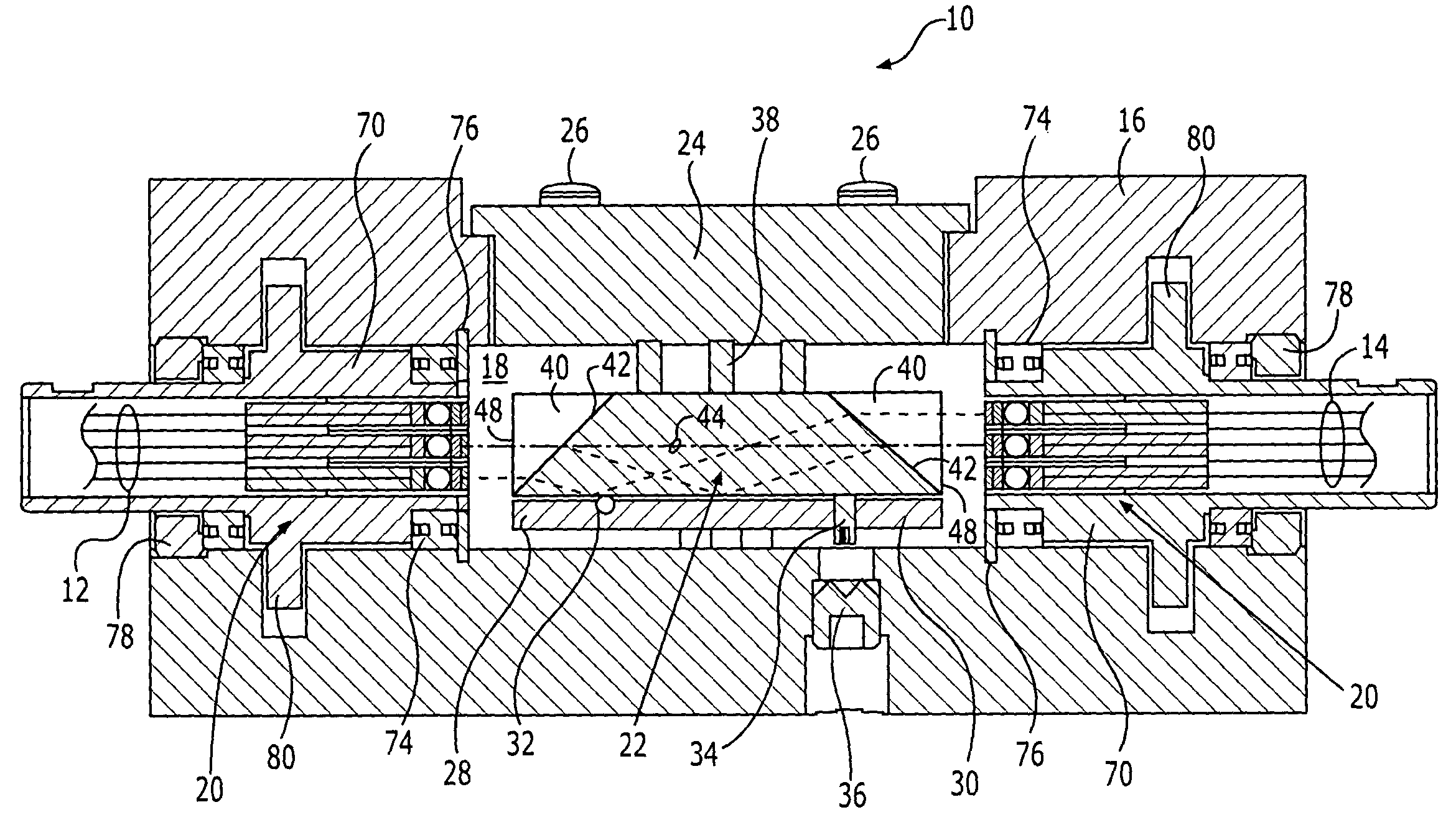 Fiber optic rotary joint and associated alignment method