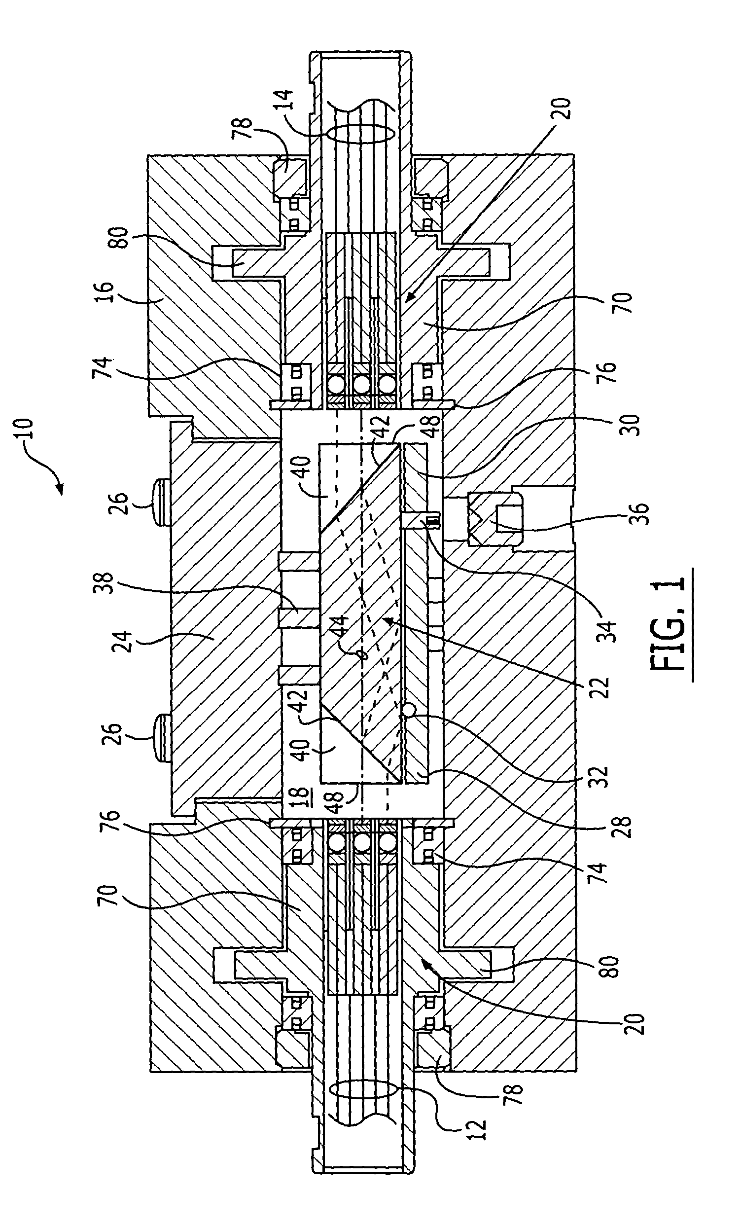 Fiber optic rotary joint and associated alignment method