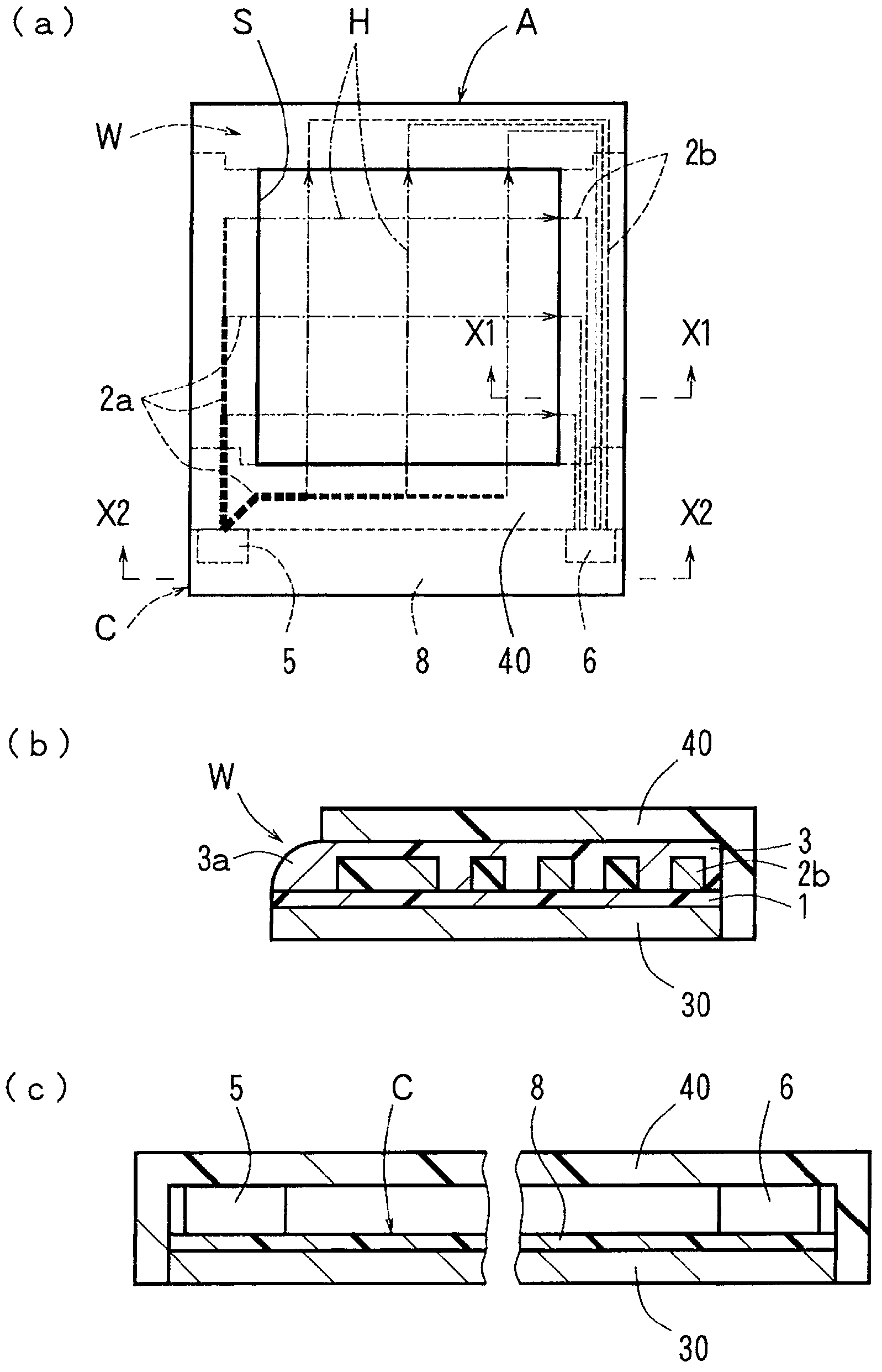 Underlay-board-equipped input device