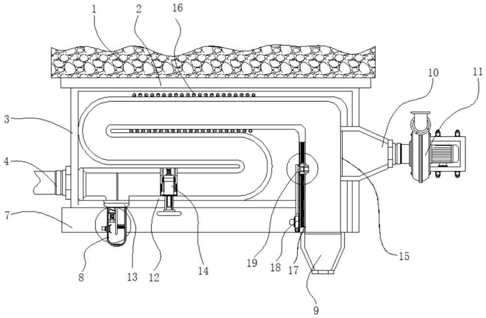A desulfurization purification device with heat insulation structure for industrial boilers