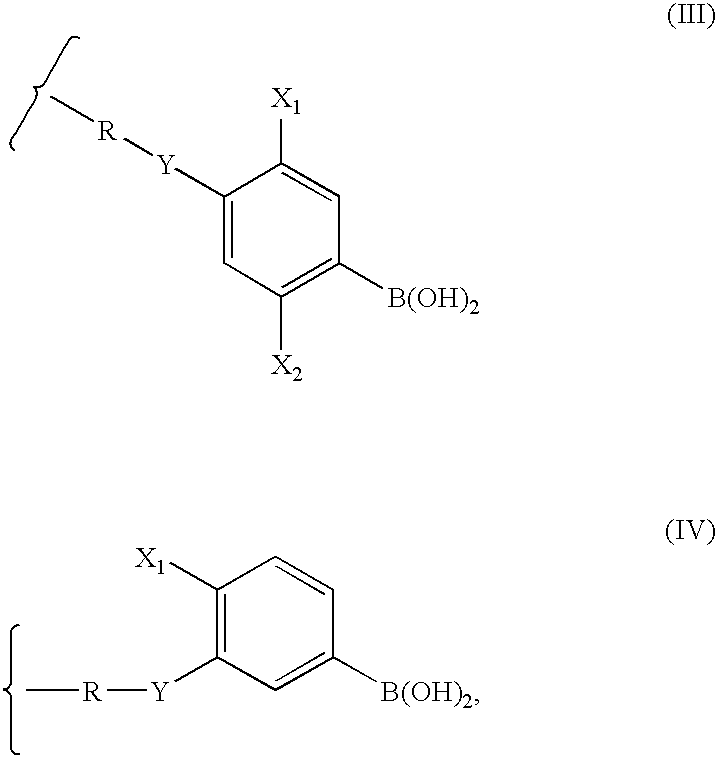Polymeric boronic acid derivatives as lipase inhibitors