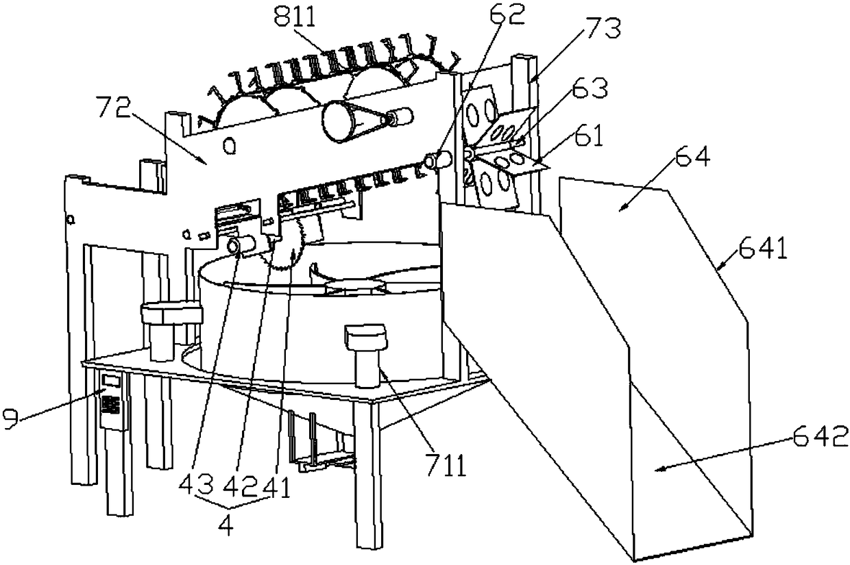 Automatic feeding and stirring equipment